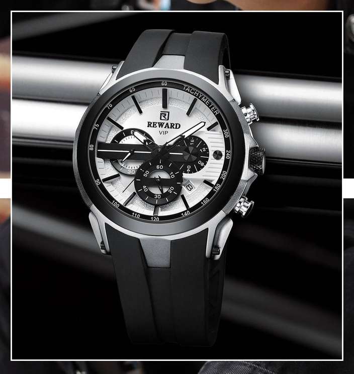 REWARD VIP Chronograph Sport Watch – Premium Silicone Band